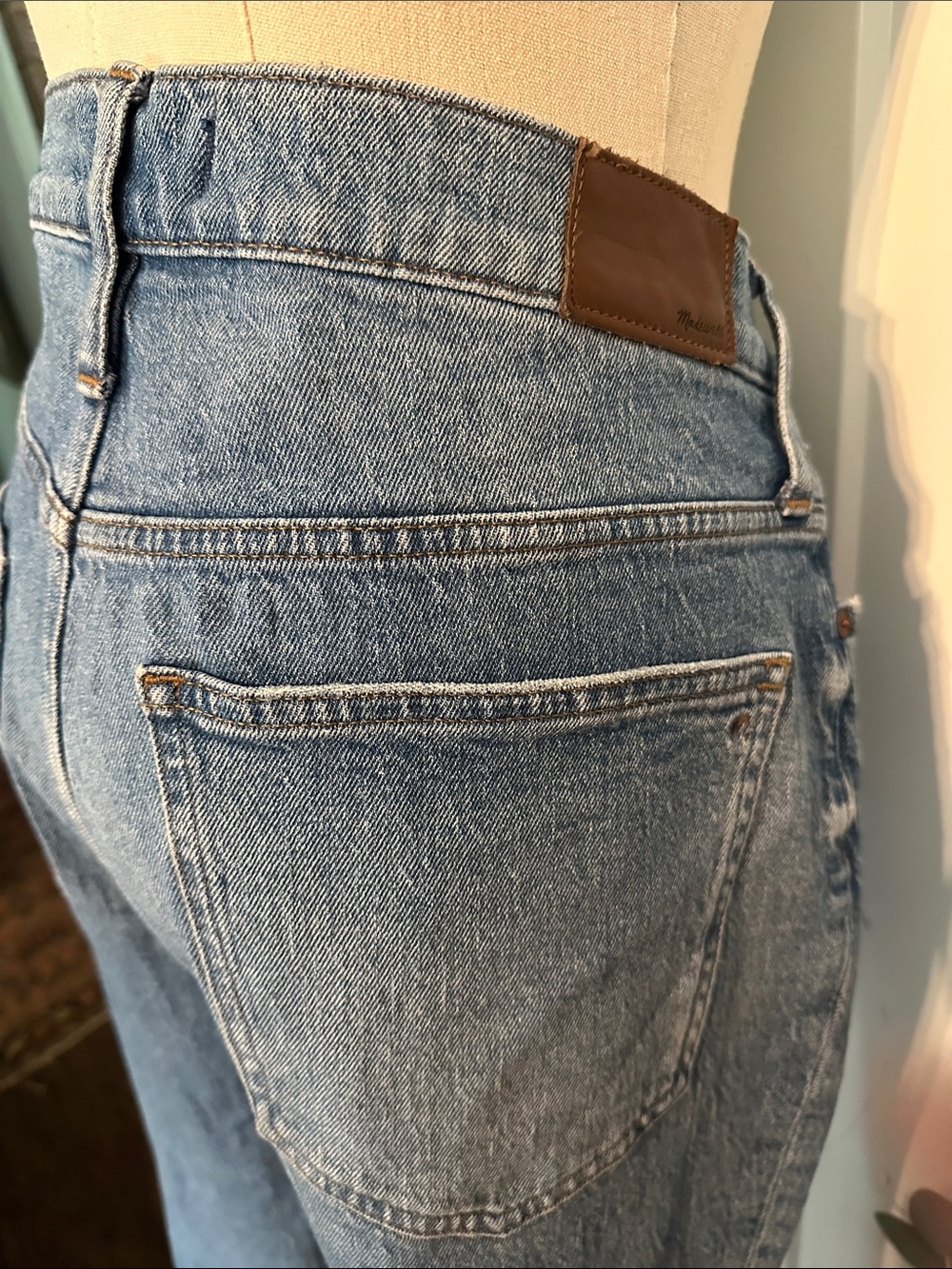 Madewell Women’s The Perfect Vintage Jean 32P blue zipper jeans - Picture 10 of 15